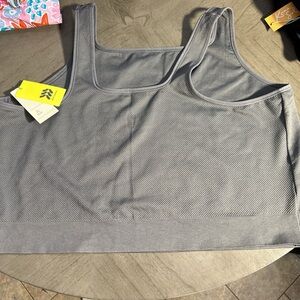 Seamless Gray Sports Bra
